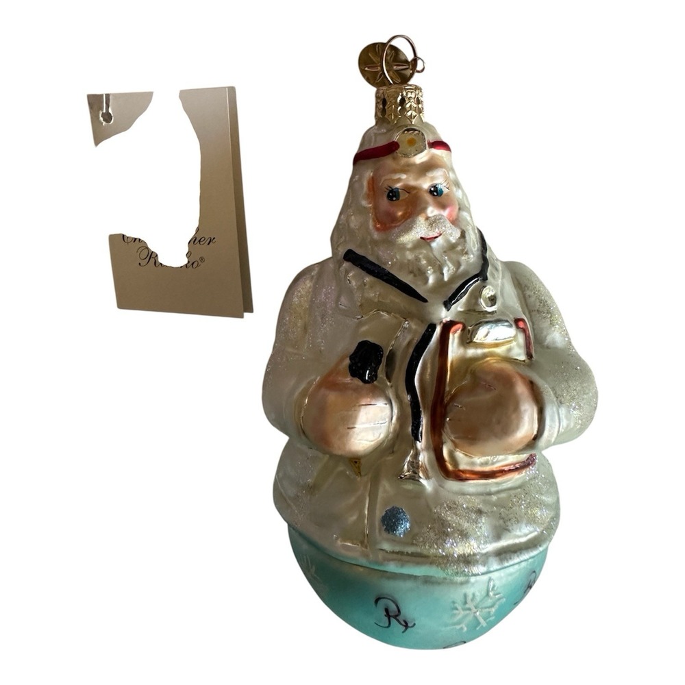 Christopher Radko Doing rounds doctor Christmas Ornament 2001
